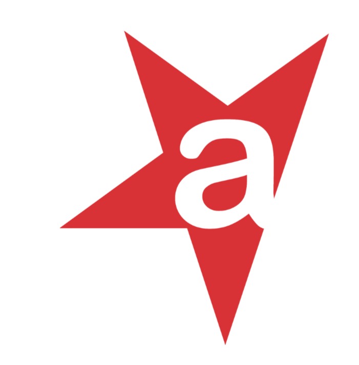 Lettera A con stella